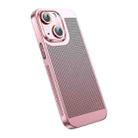 For iPhone 13 Ice Sense Heat Dissipation Electroplating PC Phone Case(Rose Gold) - 1