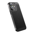 For iPhone 12 Ice Sense Heat Dissipation Electroplating PC Phone Case(Black) - 1