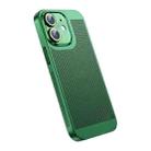 For iPhone 11 Ice Sense Heat Dissipation Electroplating PC Phone Case(Green) - 1