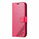 For iPhone 16 Pro AZNS Sheepskin Texture Flip Leather Phone Case(Red) - 2