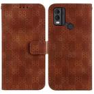 For Nokia G22 Double 8-shaped Embossed Leather Phone Case(Brown) - 1