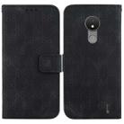 For Nokia G300 Double 8-shaped Embossed Leather Phone Case(Black) - 1