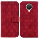 For Nokia G10 / G20 Double 8-shaped Embossed Leather Phone Case(Red) - 1