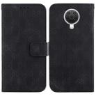 For Nokia G10 / G20 Double 8-shaped Embossed Leather Phone Case(Black) - 1