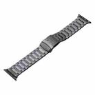 For Apple Watch Ultra 2 49mm Safety Buckle Titanium Steel Watch Band(Grey) - 1