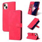 For iPhone 15 AZNS Skin Feel Calf Texture Flip Leather Phone Case(Red) - 1