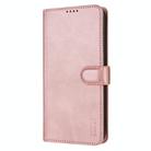 For iPhone 16e AZNS Skin Feel Calf Texture Flip Leather Phone Case(Rose Gold) - 2