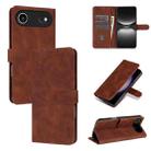 For iPhone Air AZNS Skin Feel Calf Texture Flip Leather Phone Case(Brown) - 1