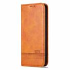 For iPhone 16 Pro AZNS Magnetic Calf Texture Flip Leather Phone Case(Light Brown) - 2