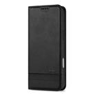 For iPhone 16 Plus AZNS Magnetic Calf Texture Flip Leather Phone Case(Black) - 2