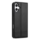 For iPhone 16 Plus AZNS Magnetic Calf Texture Flip Leather Phone Case(Black) - 3