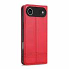 For iPhone 17 Air AZNS Magnetic Calf Texture Flip Leather Phone Case(Red) - 5