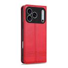 For iPhone 17 Pro Max AZNS Magnetic Calf Texture Flip Leather Phone Case(Red) - 5