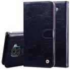 For Xiaomi Redmi Note 9 Business Style Oil Wax Texture Horizontal Flip Leather Case with Holder & Card Slots & Wallet(Black) - 1