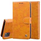 For Huawei Honor 9S Business Style Oil Wax Texture Horizontal Flip Leather Case with Holder & Card Slots & Wallet(Orange Yellow) - 1