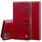 For Huawei Honor 9S Business Style Oil Wax Texture Horizontal Flip Leather Case with Holder & Card Slots & Wallet(Brown Red) - 1