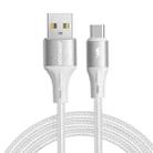JOYROOM SA25-AC3 3A USB to USB-C/Type-C Fast Charge Data Cable, Length:1.2m(White) - 1