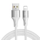 JOYROOM SA25-AL3 3A USB to 8 Pin Fast Charge Data Cable, Length:2m(White) - 1