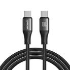 JOYROOM SA25-CC5 100W USB-C/Type-C to USB-C/Type-C Fast Charge Data Cable, Length:3m(Black) - 1