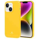 For iPhone 15 Plus GOOSPERY PEARL JELLY Shockproof TPU Phone Case(Yellow) - 1