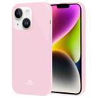 For iPhone 15 Plus GOOSPERY PEARL JELLY Shockproof TPU Phone Case(Pink) - 1