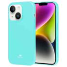 For iPhone 15 GOOSPERY PEARL JELLY Shockproof TPU Phone Case(Mint Green) - 1