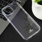 For iPhone 15 Pro Max GOOSPERY CLEAR JELLY Transparent TPU Soft Phone Case - 1