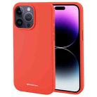 For iPhone 15 Pro Max GOOSPERY SILICONE Silky Soft TPU Phone Case(Red) - 1