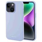 For iPhone 15 Plus GOOSPERY SILICONE Silky Soft TPU Phone Case(Lavender Grey) - 1