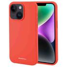 For iPhone 15 Plus GOOSPERY SILICONE Silky Soft TPU Phone Case(Red) - 1