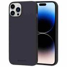 For iPhone 15 Pro Max GOOSPERY SOFT FEELING Liquid TPU Soft Phone Case(Black) - 1