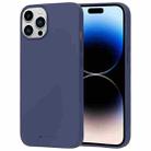 For iPhone 15 Pro GOOSPERY SOFT FEELING Liquid TPU Soft Case(Dark Blue) - 1