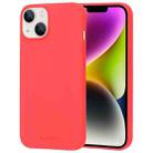 For iPhone 15 Plus GOOSPERY SOFT FEELING Liquid TPU Soft Phone Case(Red) - 1