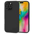 For iPhone 16 Pro Max GOOSPERY SOFT FEELING Liquid TPU Soft Phone Case(Black) - 1