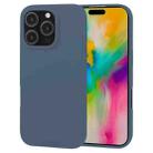 For iPhone 16 Pro Max GOOSPERY SOFT FEELING Liquid TPU Soft Phone Case(Dark Blue) - 1