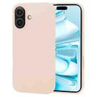 For iPhone 16 Plus GOOSPERY SOFT FEELING Liquid TPU Soft Phone Case(Apricot) - 1