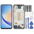 For Samsung Galaxy A34 5G SM-A346B OLED LCD Screen Digitizer Full Assembly with Frame, Not Supporting Fingerprint Identification - 1