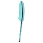 Electroplated Feather Stylus Pen(Light Blue) - 1