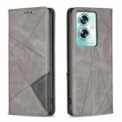 For OPPO A79 5G Prismatic Invisible Magnetic Leather Phone Case(Grey) - 1