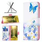 For OPPO A98 5G Colored Drawing Pattern Leather Phone Case(Butterfly Love) - 1