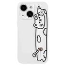 For iPhone 14 Wristband Holder Phone Case(Cat) - 1