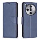 For OPPO Find X7 Lambskin Texture Leather Phone Case(Blue) - 1