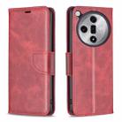 For OPPO Find X7 Lambskin Texture Leather Phone Case(Red) - 1