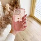 For iPhone 13 Pro Bubble Wave Rose Phone Case(Pink) - 2