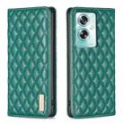 For OPPO A79 5G Diamond Lattice Magnetic Leather Flip Phone Case(Green) - 1