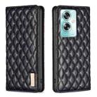 For OPPO A79 5G Diamond Lattice Magnetic Leather Flip Phone Case(Black) - 1