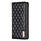 For OPPO Find X7 Diamond Lattice Magnetic Leather Flip Phone Case(Black) - 3