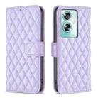 For OPPO A79 5G Diamond Lattice Wallet Leather Flip Phone Case(Purple) - 1