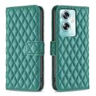 For OPPO A79 5G Diamond Lattice Wallet Leather Flip Phone Case(Green) - 1