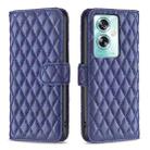 For OPPO A79 5G Diamond Lattice Wallet Leather Flip Phone Case(Blue) - 1